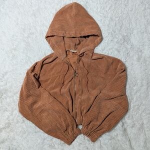 Altar'd State Warm Brown Corduroy Jacket